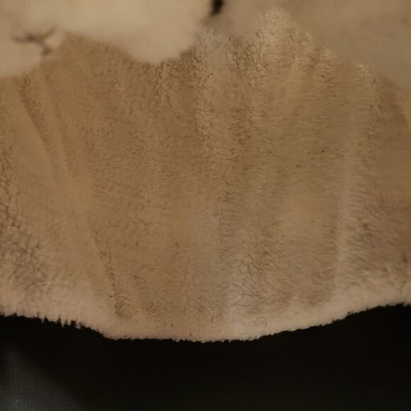 Michael F. plaid vest faux fur size L - Picture 4 of 9